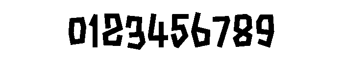 Chop Medium Font OTHER CHARS
