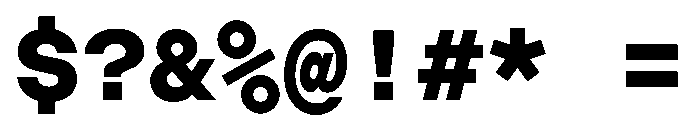 ChromaMonoST Bold Font OTHER CHARS