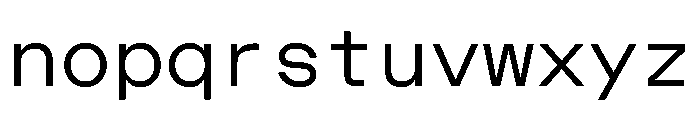 ChromaMonoST Light Font LOWERCASE