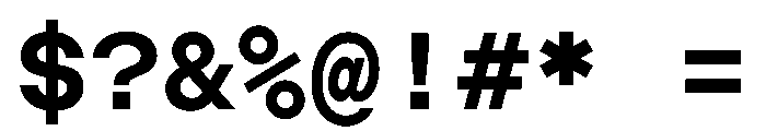 ChromaMonoST Medium Font OTHER CHARS