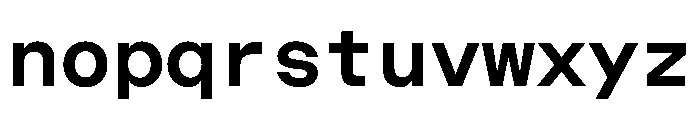 ChromaMonoST Medium Font LOWERCASE