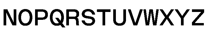 ChromaMonoST Regular Font UPPERCASE