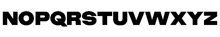 ChromaST Black Font UPPERCASE