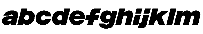 ChromaST BlackItalic FONT