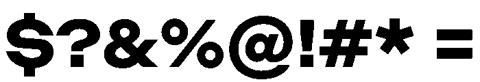 ChromaST Bold Font OTHER CHARS