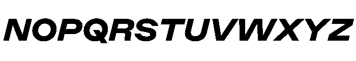 ChromaST BoldItalic Font UPPERCASE
