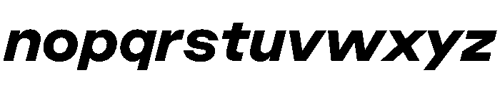 ChromaST BoldItalic Font LOWERCASE