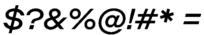 ChromaST Italic Font OTHER CHARS