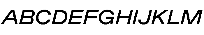 ChromaST Italic Font UPPERCASE