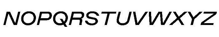 ChromaST Italic Font UPPERCASE