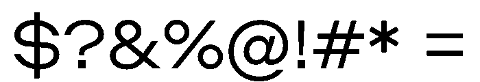 ChromaST Light Font OTHER CHARS