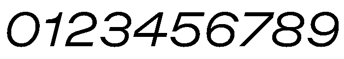 ChromaST LightItalic Font OTHER CHARS