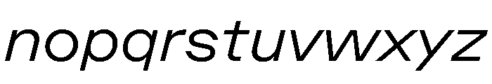 ChromaST LightItalic Font LOWERCASE