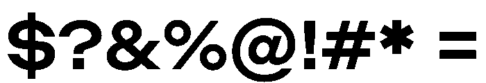 ChromaST Medium Font OTHER CHARS