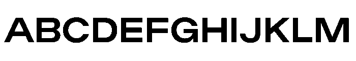 ChromaST Medium Font UPPERCASE