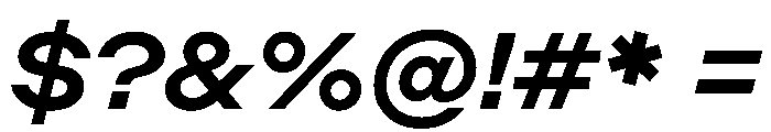 ChromaST MediumItalic Font OTHER CHARS