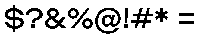 ChromaST Regular Font OTHER CHARS