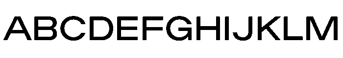 ChromaST Regular Font UPPERCASE
