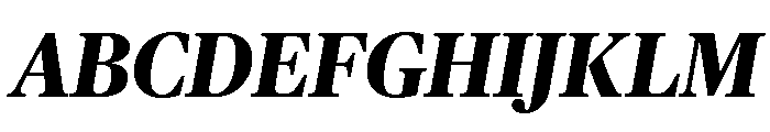 Chubb Publico Bold Italic Font UPPERCASE