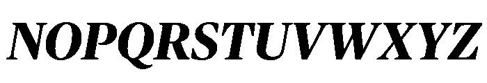 Chubb Publico Bold Italic Font UPPERCASE