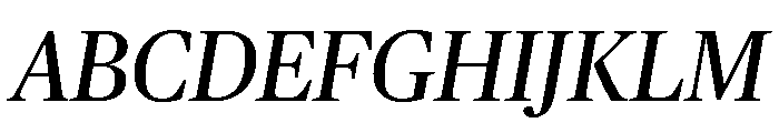 Chubb Publico Italic Font UPPERCASE