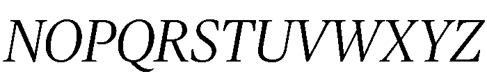 Chubb Publico Light Italic Font UPPERCASE