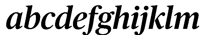Chubb Publico Medium Italic FONT