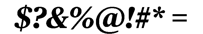 Chubb Publico Text Bold Italic Font OTHER CHARS