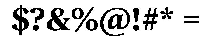 Chubb Publico Text Bold Font OTHER CHARS