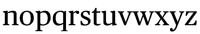 Chubb Publico Text Roman Font LOWERCASE
