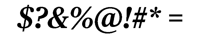 Chubb Publico Text Semibold Italic Font OTHER CHARS