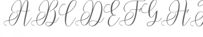 Chadina Script Font UPPERCASE