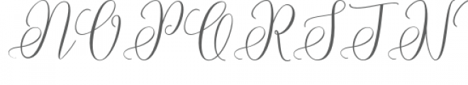 Chadina Script Font UPPERCASE