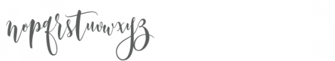 Charletto-Script-1 Font LOWERCASE