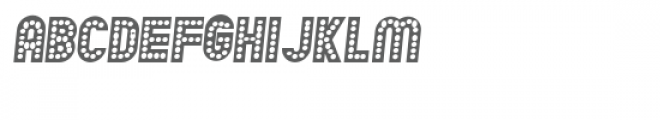 Chicago Italic Font LOWERCASE