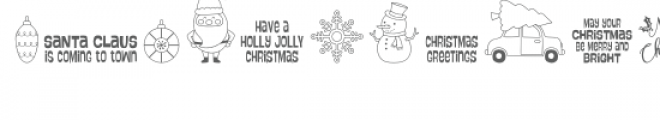 christmas 2 dingbats font Font UPPERCASE