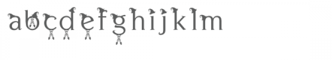 christmas elf font Font LOWERCASE