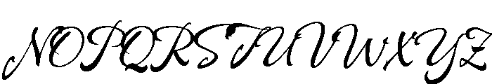 Chai Tea Regular Font UPPERCASE