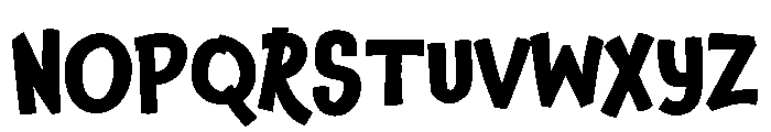 Chaloops Bold Font UPPERCASE