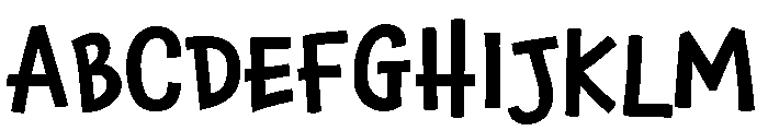 Chaloops Medium Font UPPERCASE