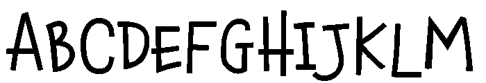 Chaloops Regular Font UPPERCASE