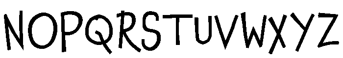 Chaloops Regular Font UPPERCASE