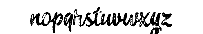 Chameleon Regular Font LOWERCASE