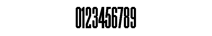 Chamfer Gothic Bold Font OTHER CHARS