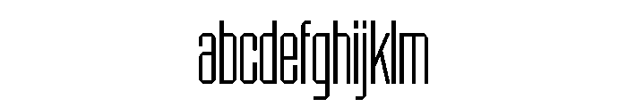 Chamfer Gothic Light FONT