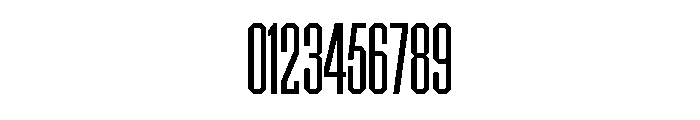 Chamfer Gothic Medium Font OTHER CHARS