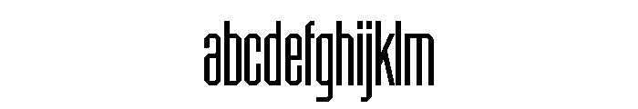 Chamfer Gothic Medium FONT