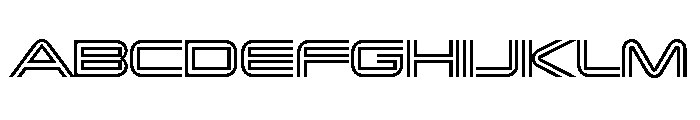 Changeling Neo Inline Font UPPERCASE
