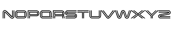 Changeling Neo Inline Font UPPERCASE