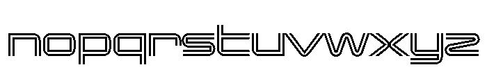 Changeling Neo Inline Font LOWERCASE